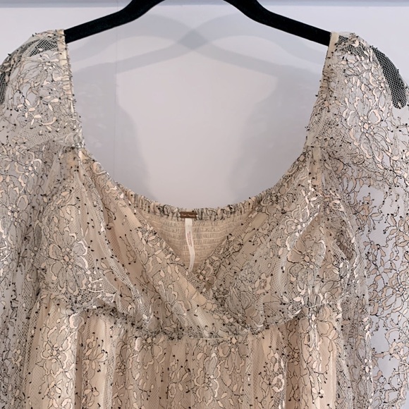 Excellent Condition, Free People "Heavenly Lace Tunic/Dress", Size Small - Picture 5 of 16
